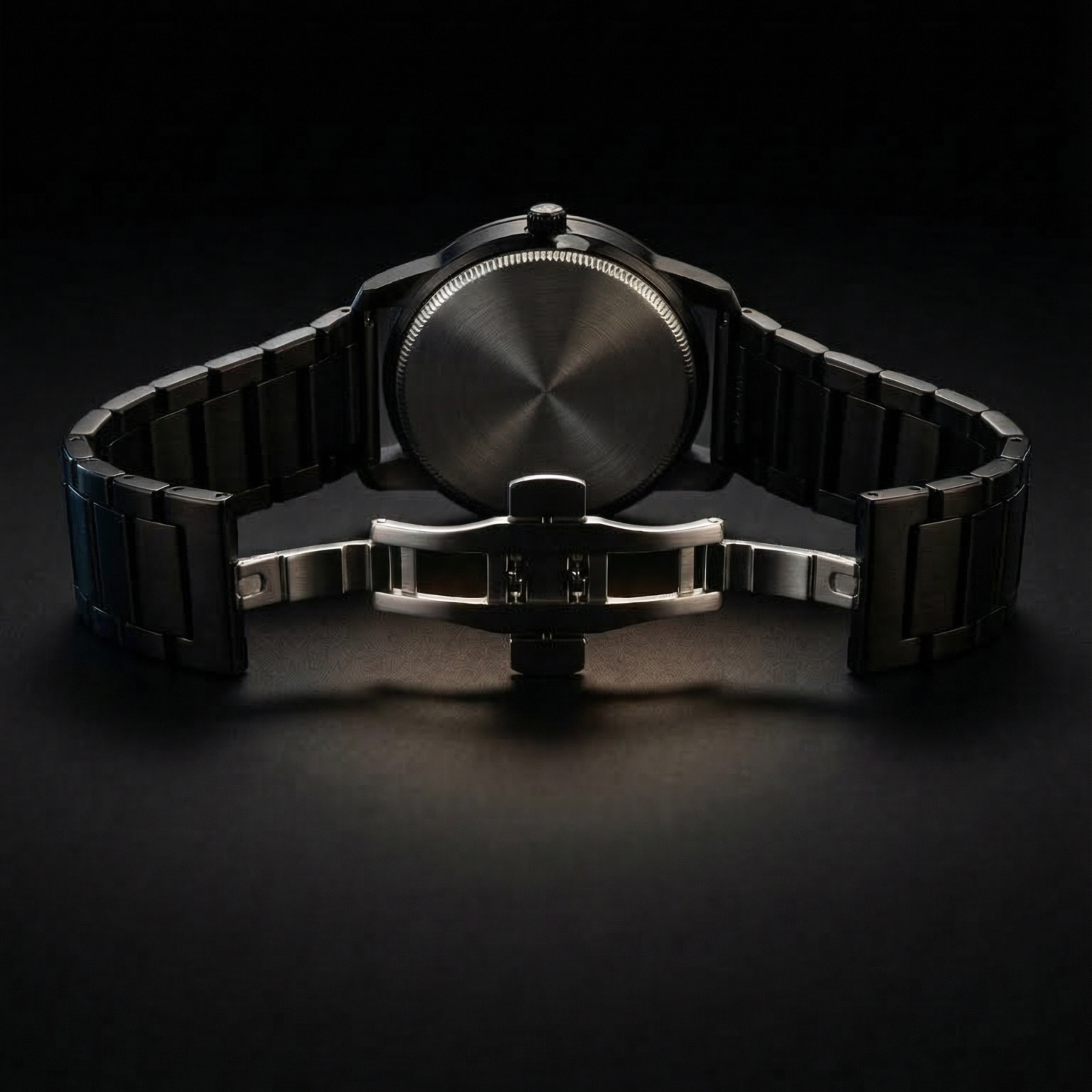 Magneto Metal Natural Number Black Watch Classic