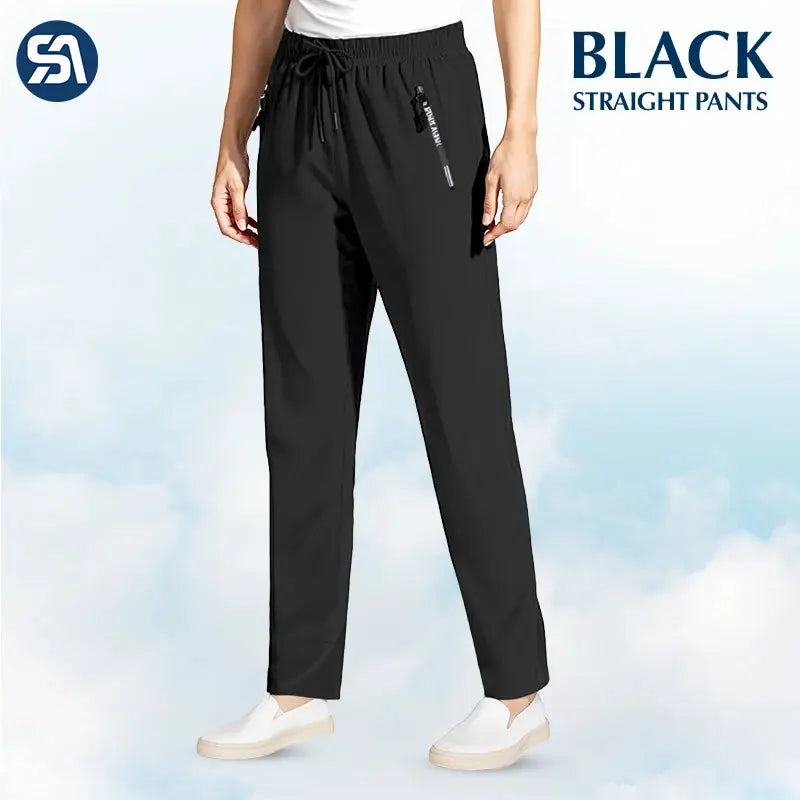 Pure&Clo – Ultraweiche, bequeme High-Rise-Hose mit elastischem Bund