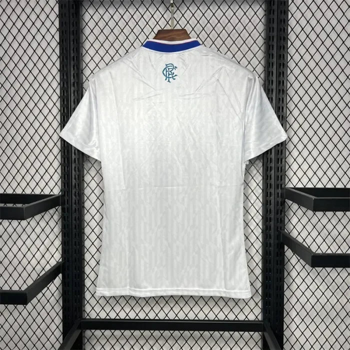 Retro Rangers Away Kit 1990 1992 Football Jersey - PURECLO