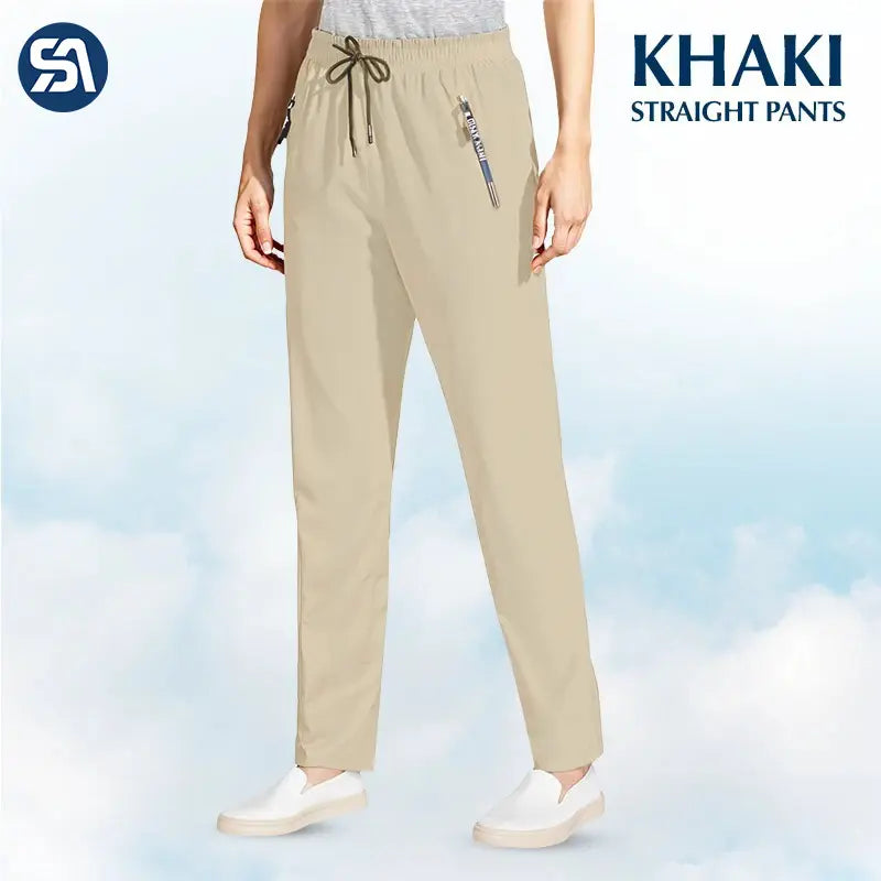 Pure&Clo – Ultraweiche, bequeme High-Rise-Hose mit elastischem Bund