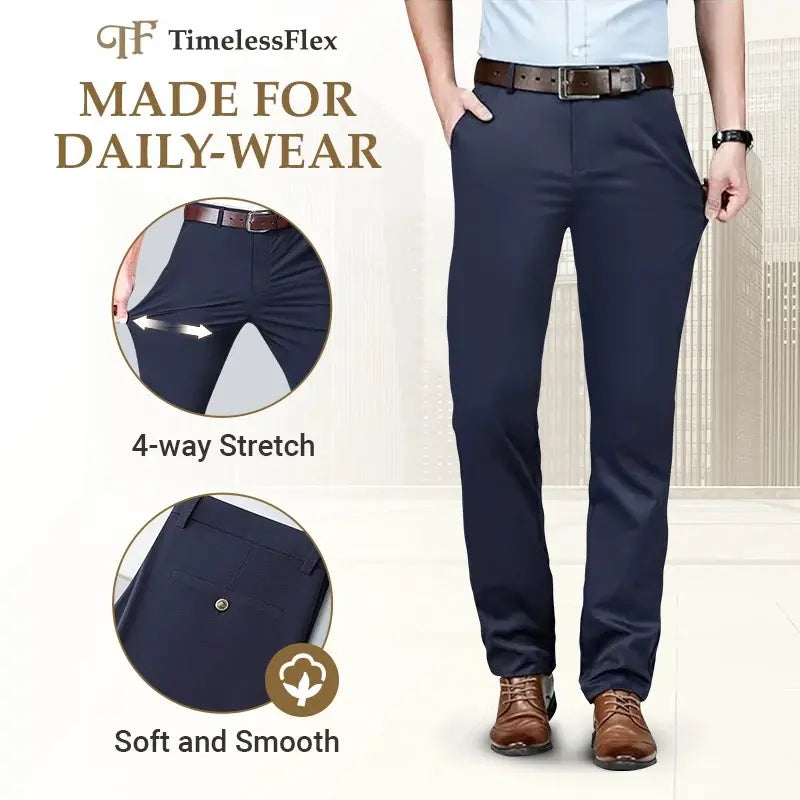 Pure TimelessFlex – Classic Straight Fit 4-Way Stretch Pants