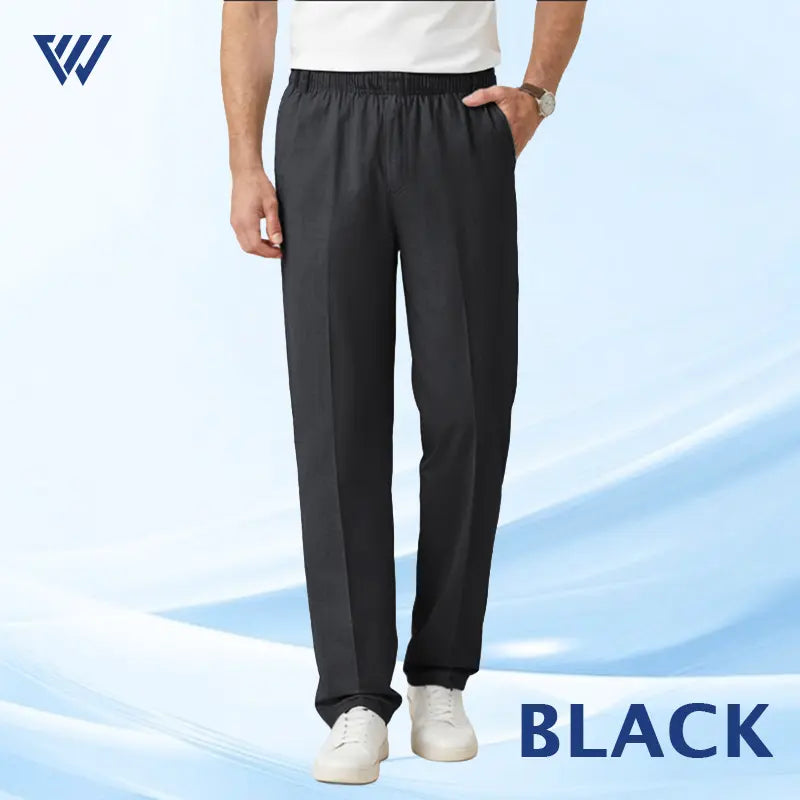 Pure&Clo – Ultraweiche, bequeme High-Rise-Hose mit elastischem Bund