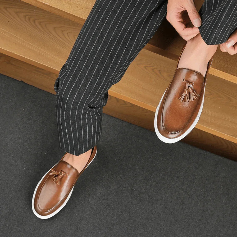 Men's Leather Moccasin Toulouse - Pure - PURECLO
