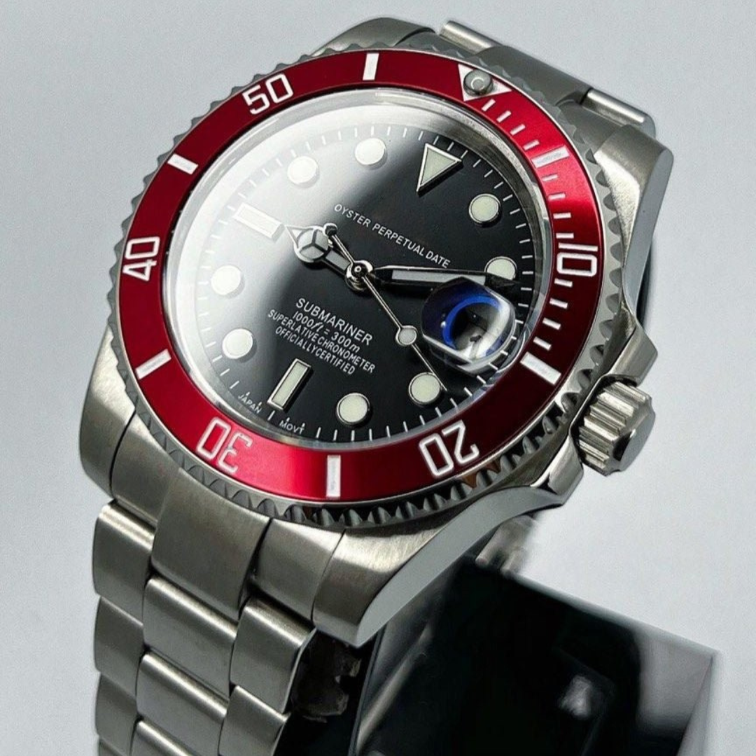 MOD MARINER UHR | SCHWARZ BURGUNDER