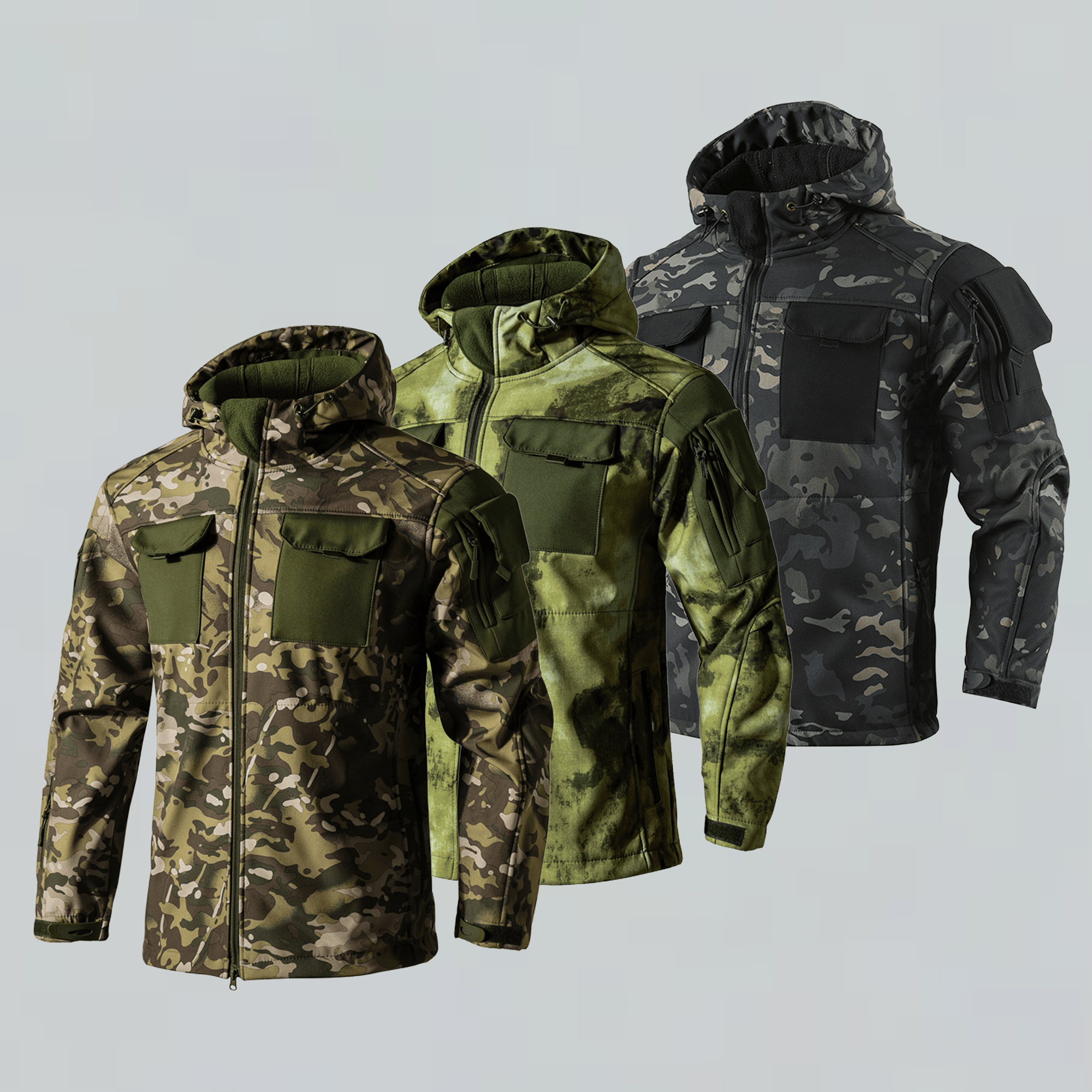 Woodland Camo Tactical Jacket