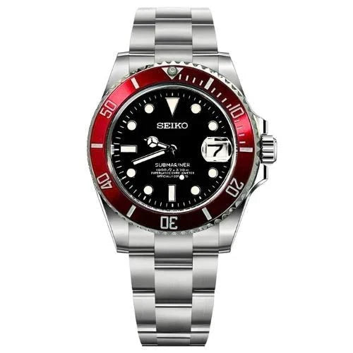 MOD MARINER UHR | SCHWARZ BURGUNDER