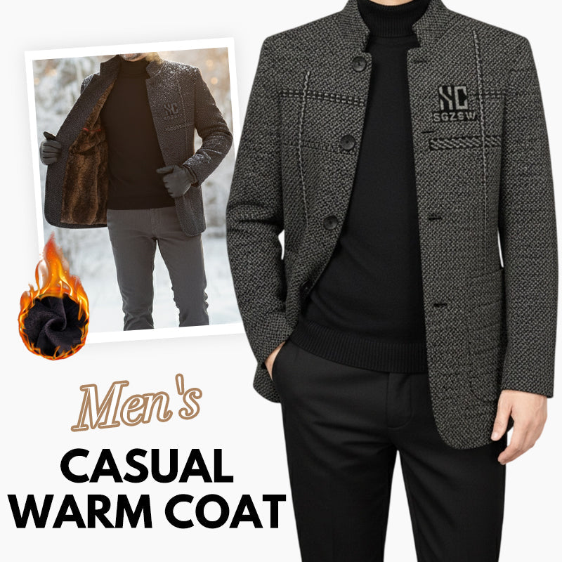 ❄️Winter special sale🔥Men's High-quality Casual Warm Coat