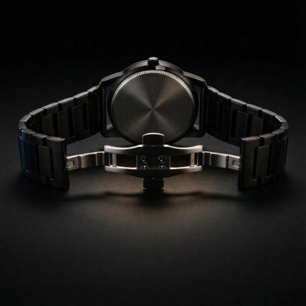 Magneto Metal Roman Black Watch classic