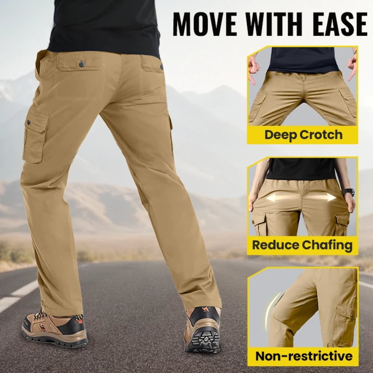 PURE FlexRover - Ultra Comfort Flex Fit Cargo Pants