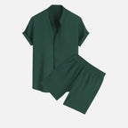 Riviera Summer Shirt & Shorts Set - PURECLO