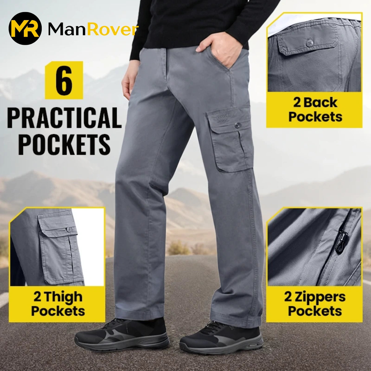 PURE FlexRover - Ultra Comfort Flex Fit Cargo Pants
