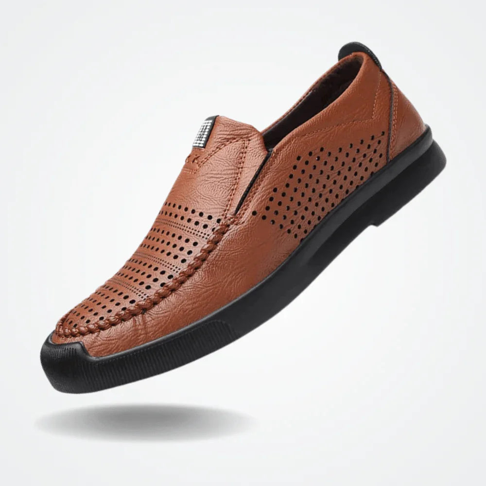 Men's Leather Moccasins Milan - Pure