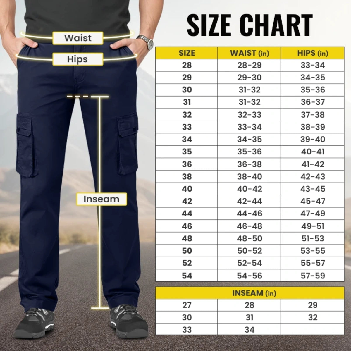 PURE FlexRover - Ultra Comfort Flex Fit Cargo Pants