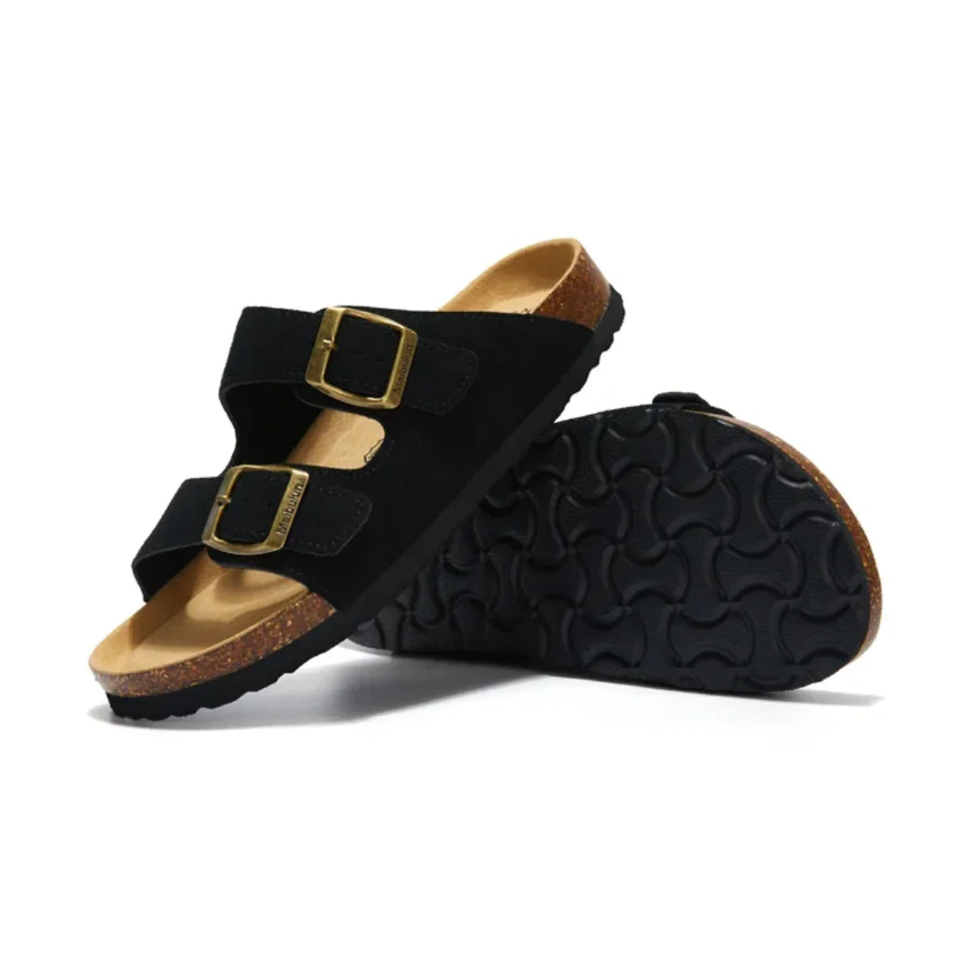Birken California Suede Sandals for Men - Pure - PURECLO
