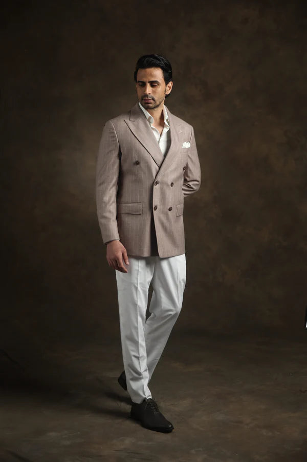 PURE | Taupe Crest Blazer 