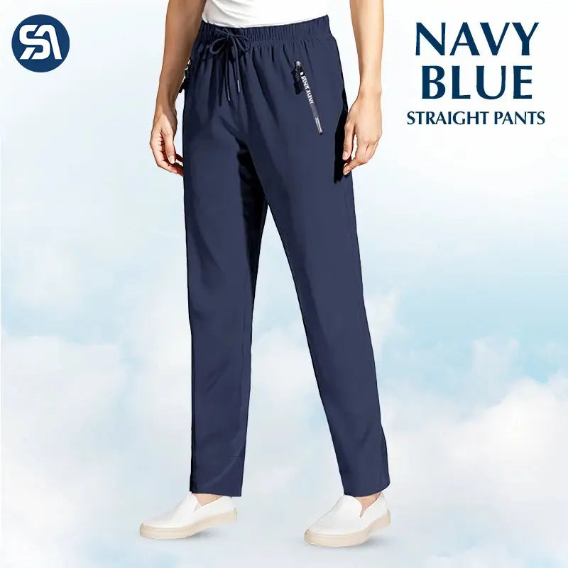 Pure&amp;Clo – Ultraweiche, bequeme High-Rise-Hose mit elastischem Bund 