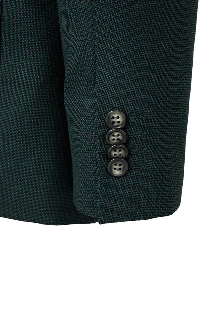 PURE | Costume Hopweave coupe slim – Vert foncé