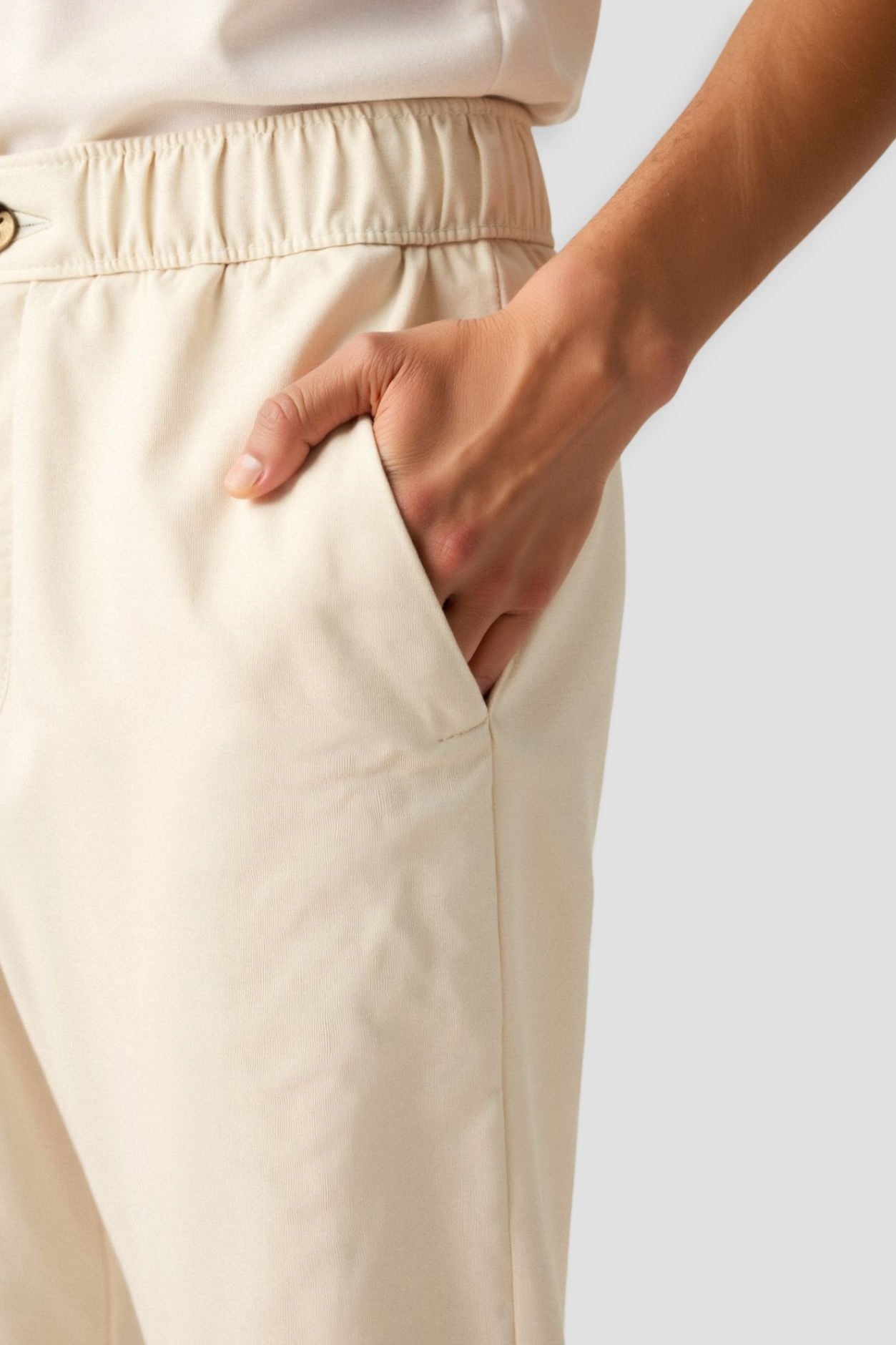 NOBA Regular Fit Linen Loose Pants
