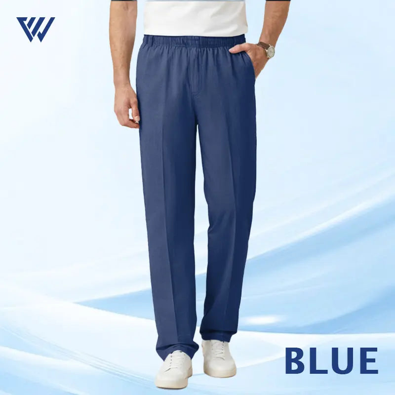 Pure&amp;Clo – Ultraweiche, bequeme High-Rise-Hose mit elastischem Bund 