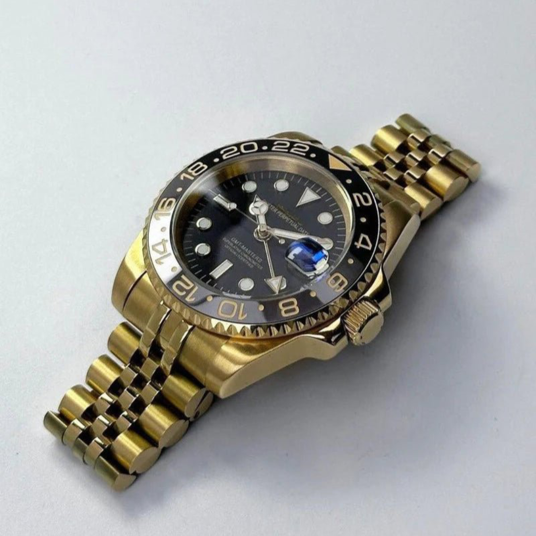 GMTEIKO MOD UHR | GOLD UND SCHWARZ | JUBILEE-ARMBAND