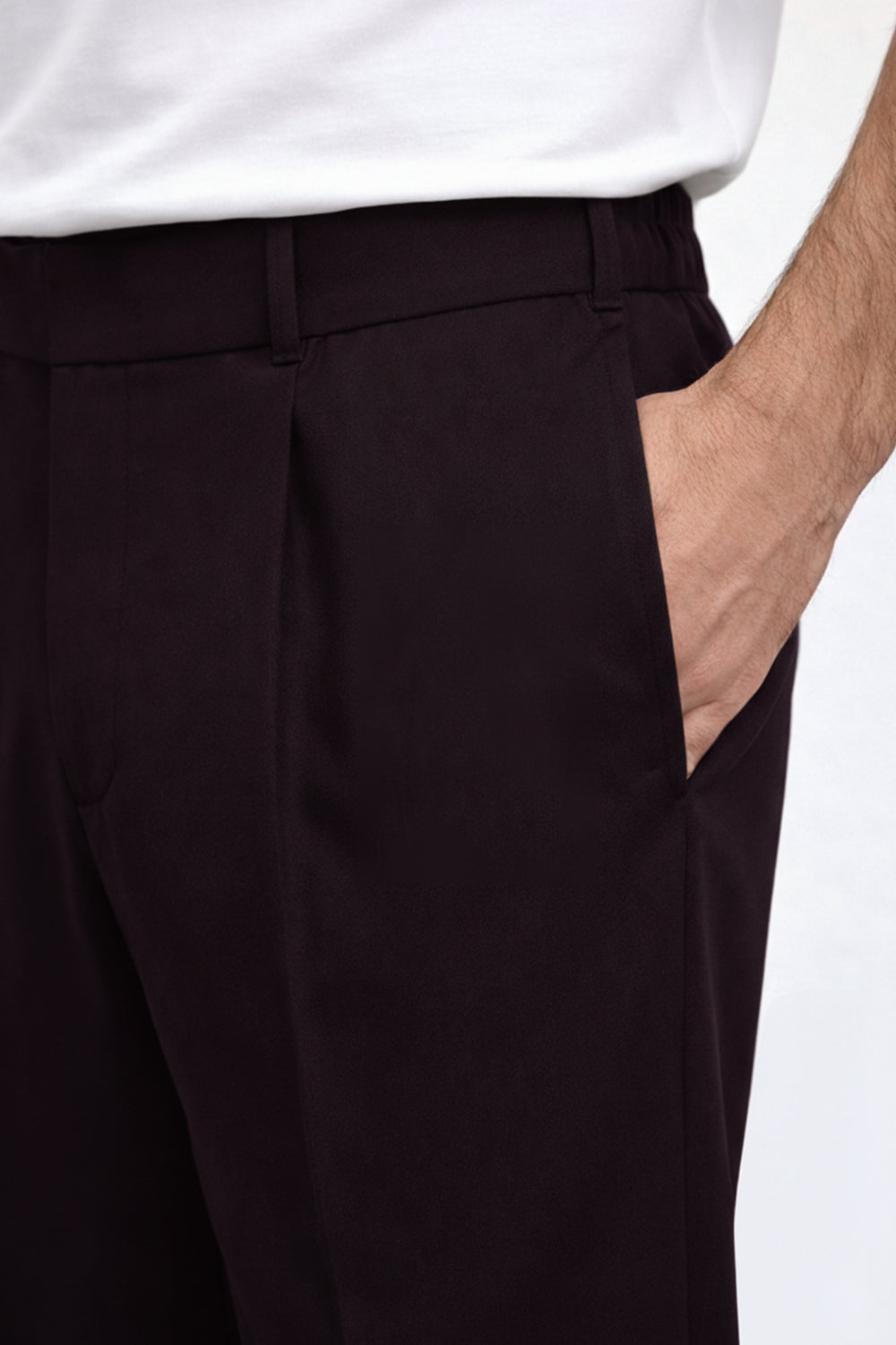 IVAR® Deep Plum Korean pants