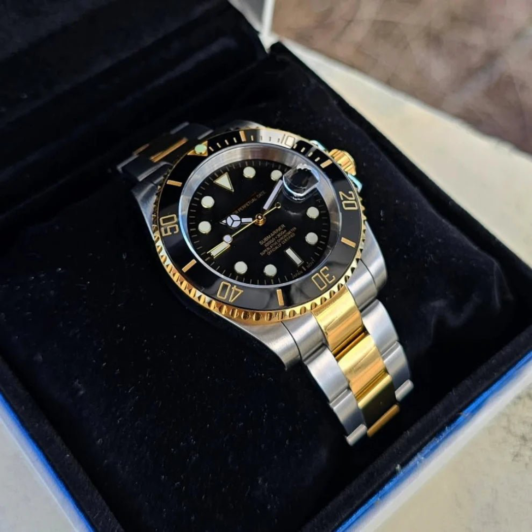 WATCH MOD MARINER | SILVER GOLD | NIGHT