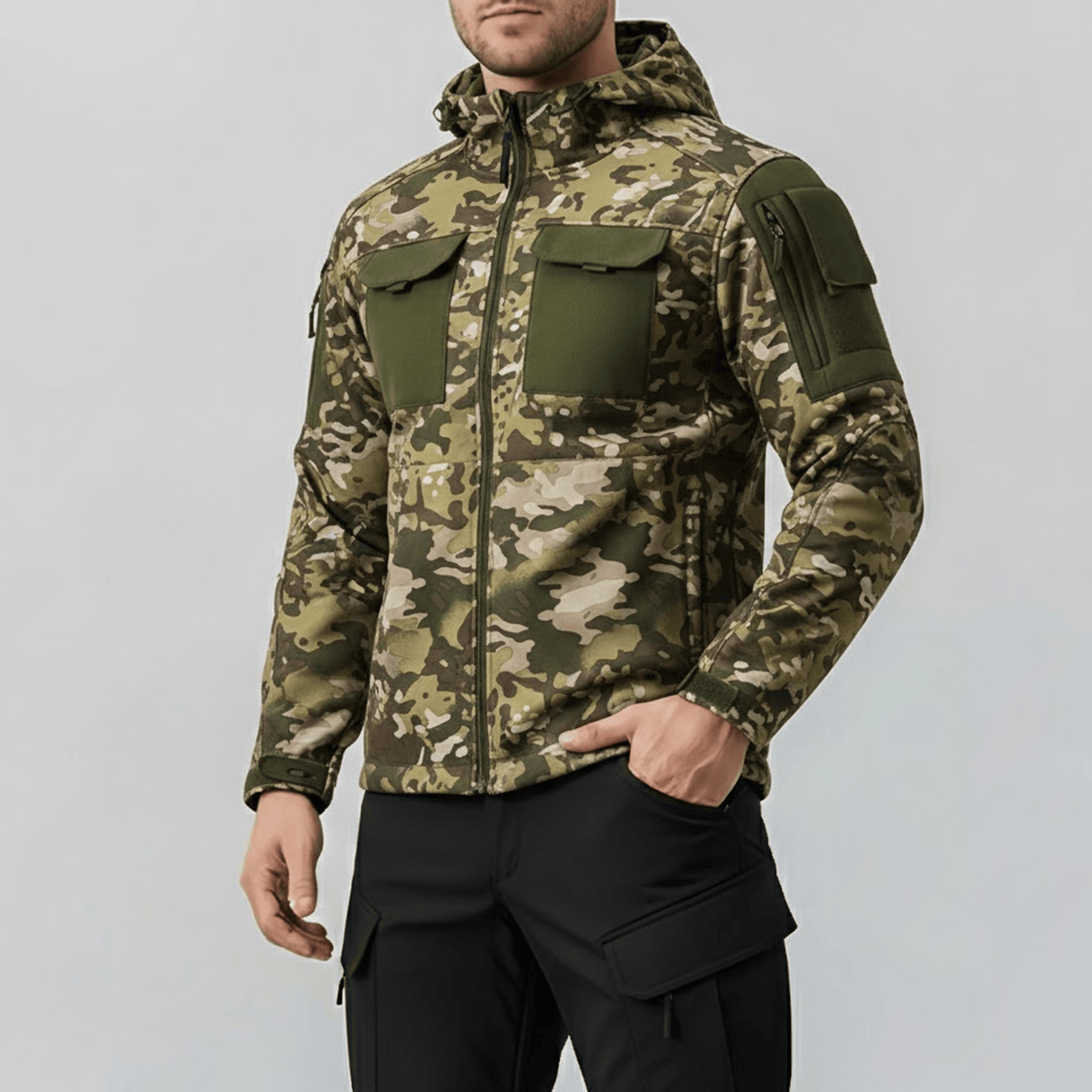 Woodland Camo Tactical Jacket
