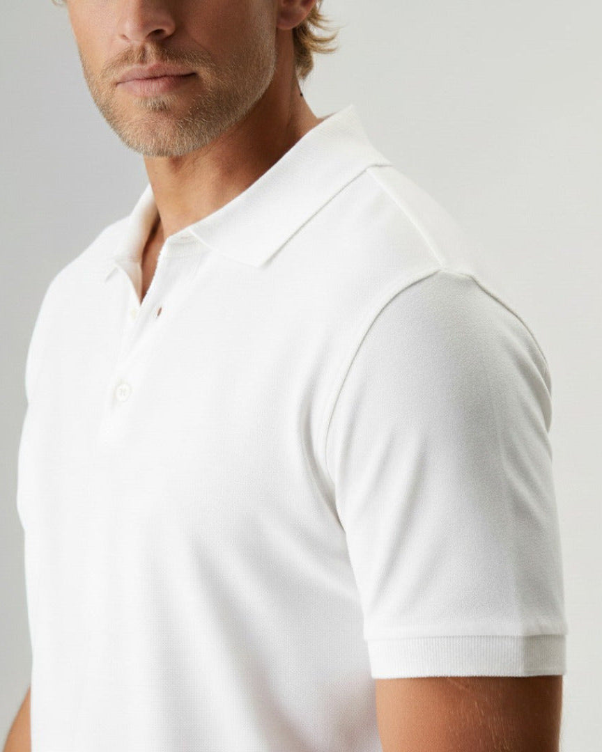 Kit 2 Polos Piquet Algodão Pima